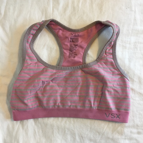 Victoria's Secret VSX Striped Sports Bra, S - Picture 4 of 8